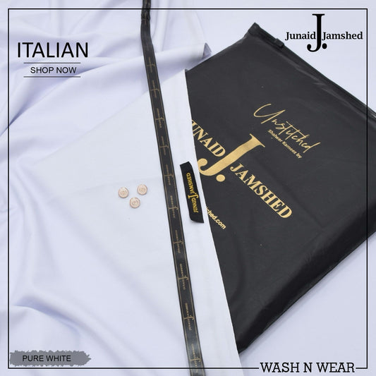 J. Italian Wash & Wear Unstitched Suits Men - Baby Blue